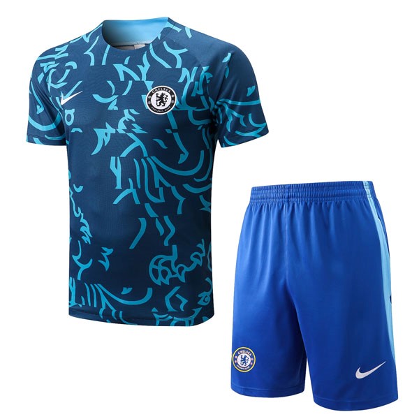 Camiseta Entrenamiento Chelsea Conjunto Completo 2022-2023 Azul